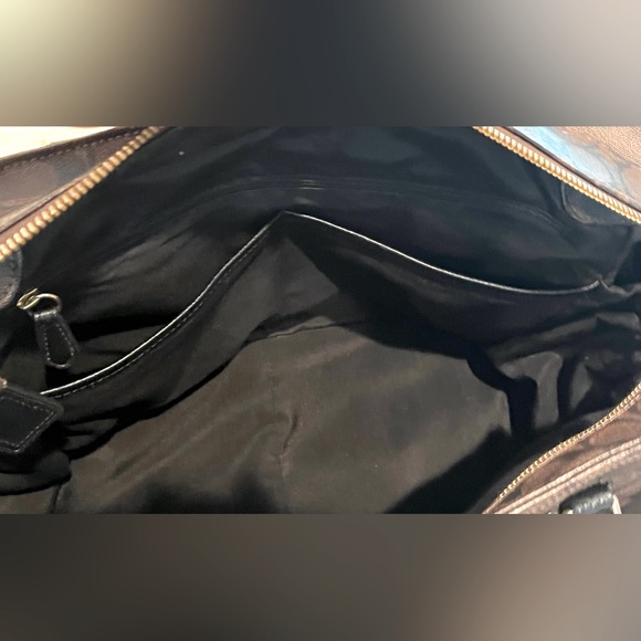 Coach Signature Coated Canvas Baby Bag-Brown/Black-MSRP $450 - Picture 11 of 16